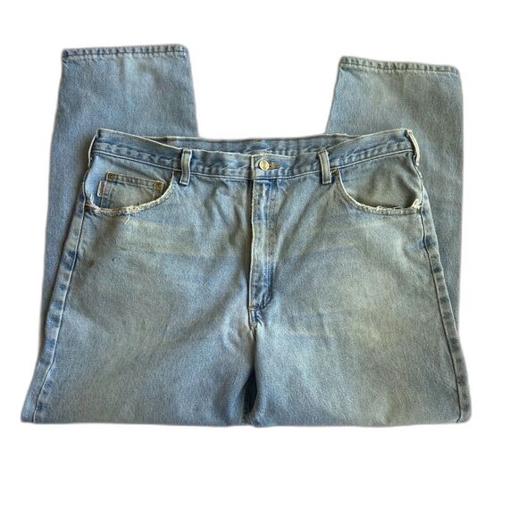 Carhartt B18 STW Traditional Fit Light Blue Denim Work Jeans Mens Size 40 x 30 - Picture 1 of 5